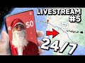 🔴TRAVELING ACROSS COUNTRY USING ONLY MONEY I MAKE FROM APPS IN 1 STREAM | DAY 4