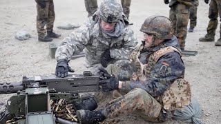 US - German Joint Training Exercise on US Machine Guns