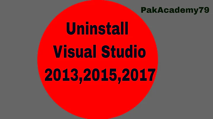 How to Uninstall Visual Studio 2013 (Full & Final)