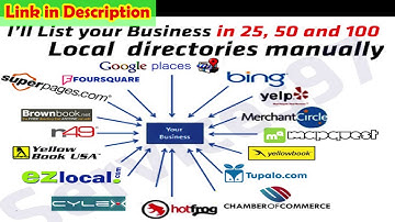 I will build local citation and directory submission upto 100 sites