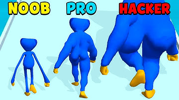 NOOB vs PRO vs HACKER - Poppy Run 3D