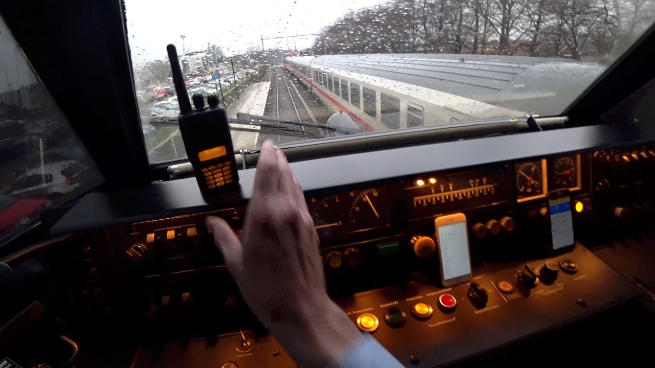 Train Driver's POV Enschede - Deventer ICM ZO ONTSTAAT VERTRAGING doorgedraaide reiziger 2018