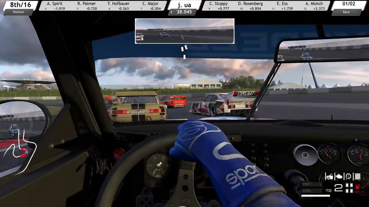 Group 5 Divine Race - well, almost =) RaceRoom Racing (Nordschleife) daily race Zakspeed Capri