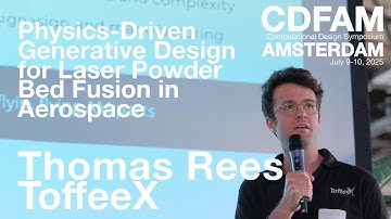 Physics-Driven Generative Design for Laser Powder Bed Fusion in Aerospace ToffeeX - CDFAM 2025