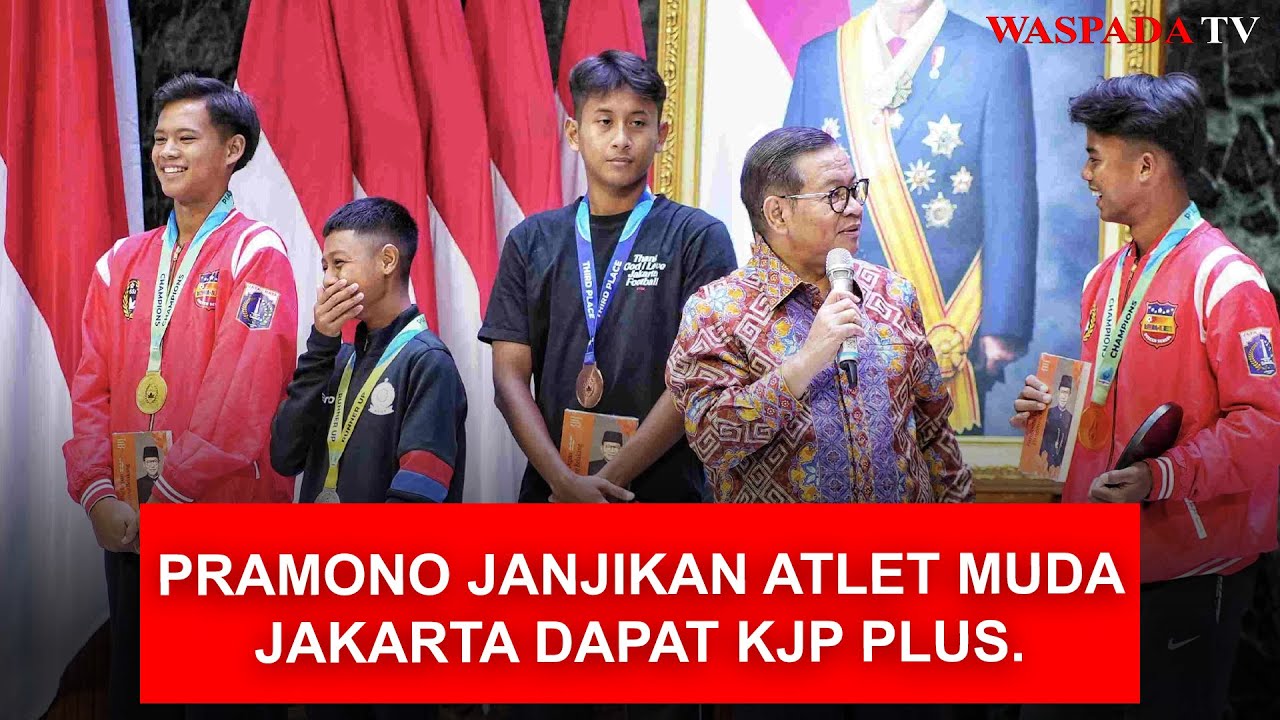 Ali R Kjp Pramono Janjikan Atlet Muda Jakarta Berprestasi Dapat KJP Plus - YouTube