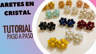 Cómo Hacer Aretes En Cristal Paso A Paso