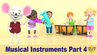 Musical Instruments Part 4 | Music sounds for Kids | NurseryTracks