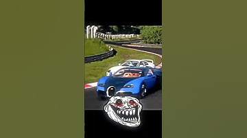 Supra vs Bugatti race troll face edit 💀#shorts