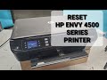 How To Reset HP ENVY 4500 Printer 4501