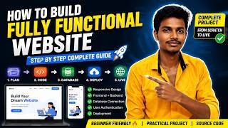 How to Build a Fully Functional Website 🚀 | Complete Project from Scratch to Live