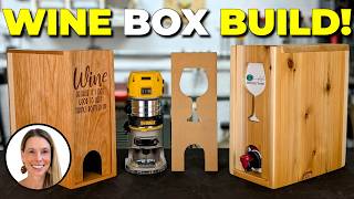 BUILD Classy WINE Box From Inexpensive Fence Pickets // DIY Woodworking
