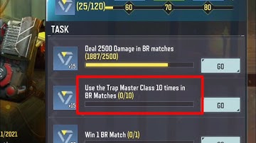 Use the Trap master class 10 times in br matches