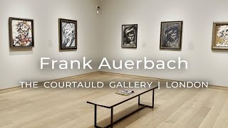 The Charcoal Heads by Frank Auerbach at the Courtauld Gallery in London
