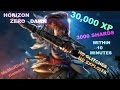 Horizon Zero Dawn | 30,000 Exp | 3000 Shards | Within 10 Mins | No Glitch or Exploit |