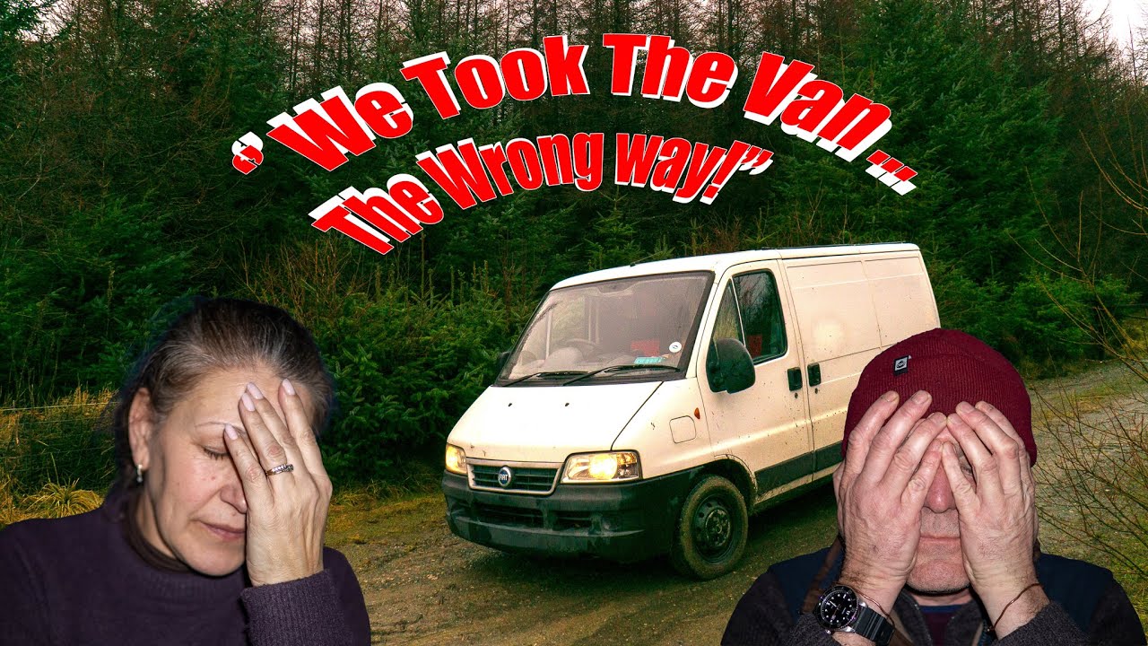 We Took Our Van The WRONG Way!   Forest Road In Our Old Ducato Ironbridge to Llangollen Van Life UK