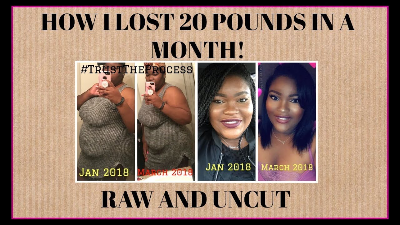 How I Lost 20 Pounds in A Month!!! - YouTube