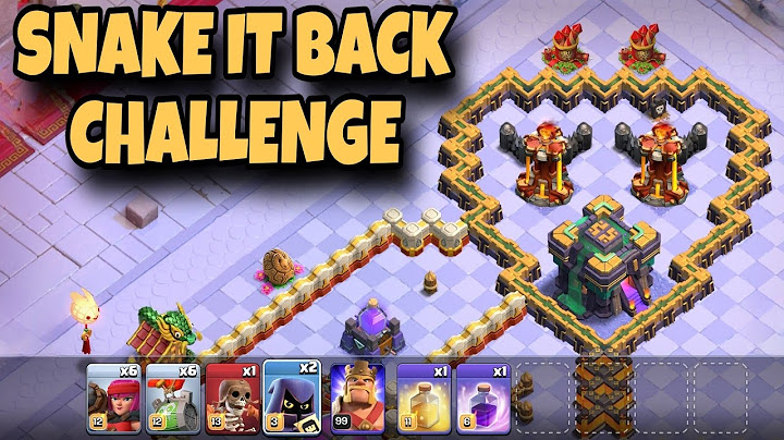 EASILY 3 STAR SNAKE IT BACK CHALLENGE /CLASH OF CLANS 🔥