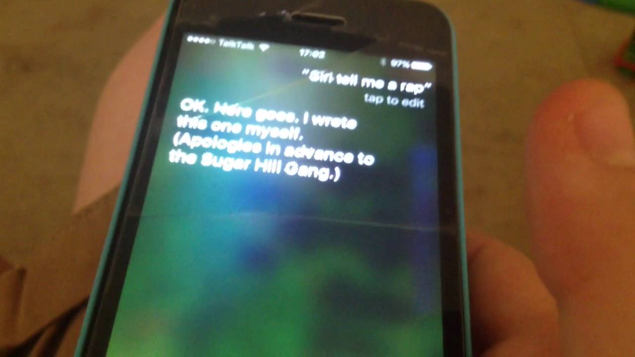 Siri tell me a rap - YouTube