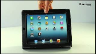 Snugg Ipad 3 Case, Tasche Mit Aufsteller Für Das Apple Ipad 3 Und 2, Schwarz