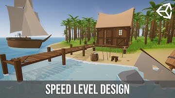 Unity Speed Level Design | Low Poly Tropical Island | URP