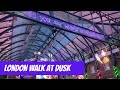 London Walk at Dusk | Walking from Piccadilly Circus to Covent Garden. September 2021 [4K]