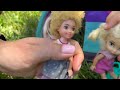 Kids Toy Videos - Cinderelly and Chelsea - E5 Camping & Canoeing 🛶😎