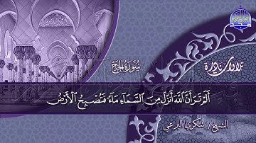 من نوادر التلاوات🍀 ما تيسر من سور الحج والنازعات 🍀 للقارئ المبدع/ شكري البرعي◘نـ(ـسخة)ـقيـ HD ـــة