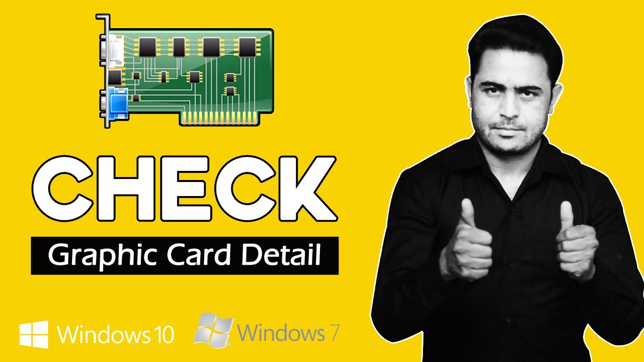 how to find graphics card details in windows 10 | check graphic card detail in windows 10