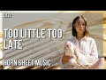 Horn Sheet Music: How to play Too Little Too Late by Laufey