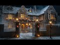 Victorian Winter Manor 🕯️❄️ | Cozy Gothic Ambience & Relaxing Winter Sounds & Crackling Fire