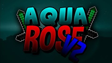 Aqua Rose V2 by Apexay // Minecraft Texture Pack Review (GREAT FOR PVP)