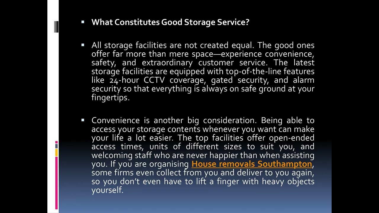 Southampton Storage Services – Your Belongings, Our Priority