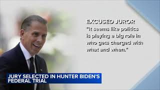 Jury of 12 seated in Hunter Biden gun trial