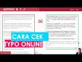 Cara Mengecek Typo Bahasa Indonesia di Word secara Online Tanpa Aplikasi