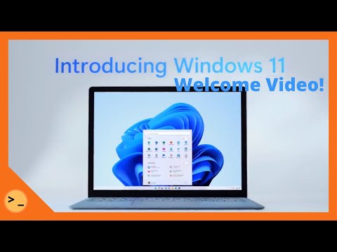 If Windows 11 had a welcome video...
