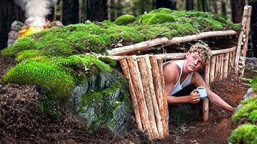 I Built a Survival Shelter