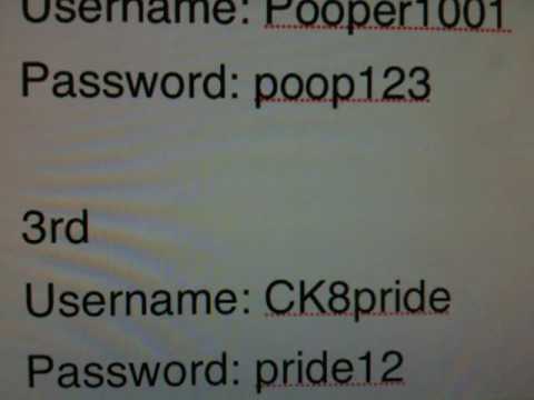 2007 Roblox Passwords Obc