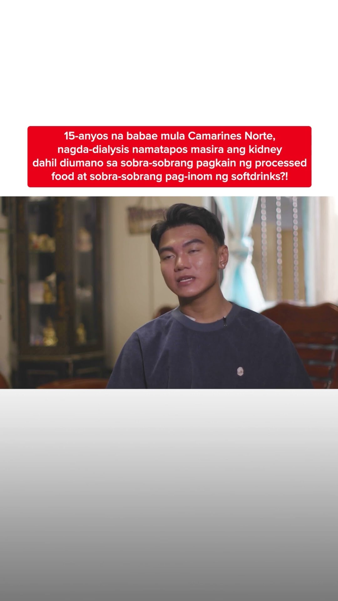 15-anyos, nagda-dialysis na dahil umano sa sobra-sobrang pagso-softdrinks | Kapuso Mo, Jessica Soho