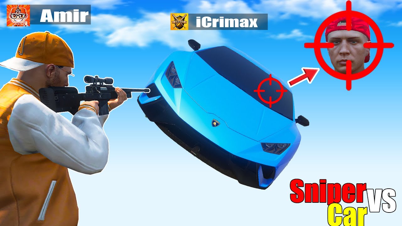 Sniper vs AUTOS (ESKALIERT) in GTA 5