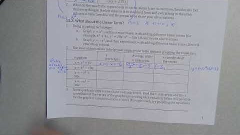 Lesson 13  Graphing the Standard Form Part 2