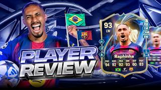 93 TEAM OF THE SEASON RAPHINHA PLAYER REVIEW - EA FC 26 ULTIMATE TEAM