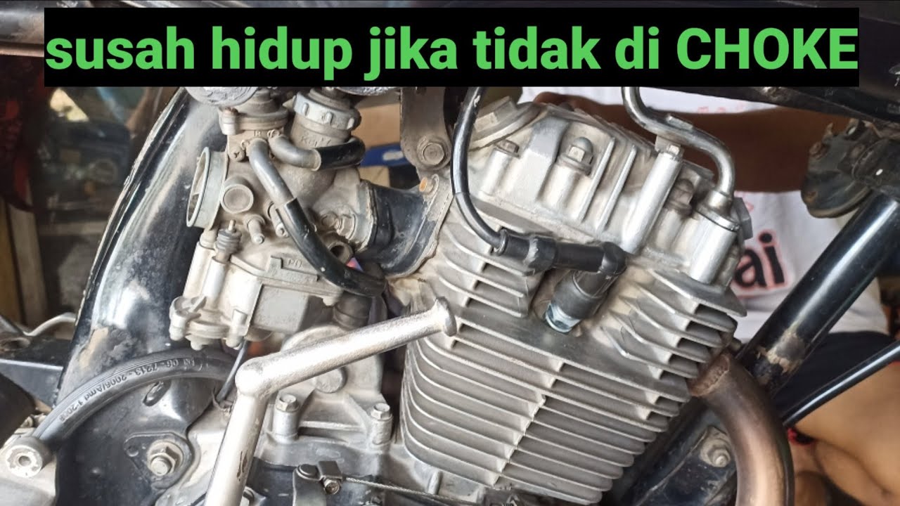Mega pro susah hidup jika tidak di choke, cara kerja choke karburator
