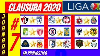 Liga mx jornada 7 en este video les dejo fechas y horarios, analisis
mi pronostico de los juegos el torneo clausura 2020 del futbol mexico.