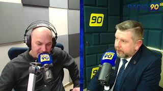 Poranny Gość Radia 90 Mieczysław Kieca - prezydent Wodzisławia Śląskiego