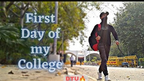 First Day at my College🔥 | DTU | Aman Pahadia
