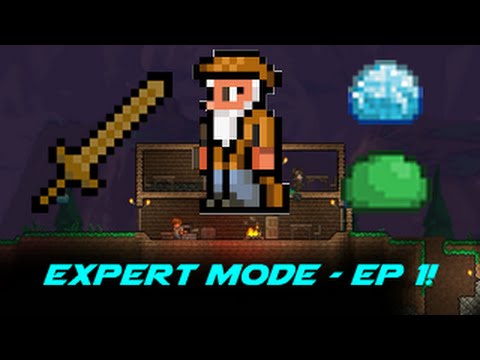 Terraria - Expert Mode Speed Play - Ep 1 - YouTube