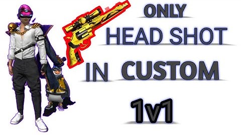 ONLY HEADSHOT CHALLENGE WITH MY FRIEND IN CUSTOM 1V1