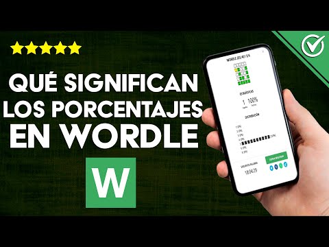 ¿Cuál es el significado de los porcentajes en WORDLE al final de una partida?