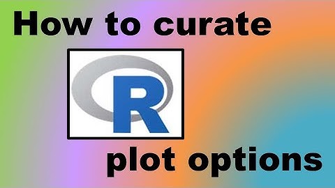 How to Curate R Plot Options - Example