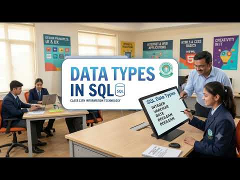 Data types in SQL Class 12 Information Technology | SQL | DBMS💡 CBSE 802